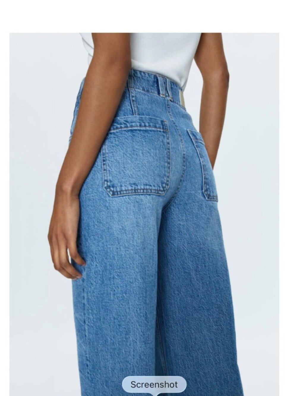 PISTOLA Lana High Rise Ultra Wide Leg Jeans Size 24 - Picture 2 of 4